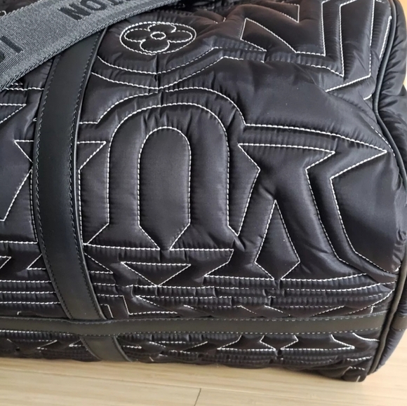 LOUIS VUITTON Embroidered Keepall Bandouliere 50 Black LIMITED Edition - Picture 15 of 16